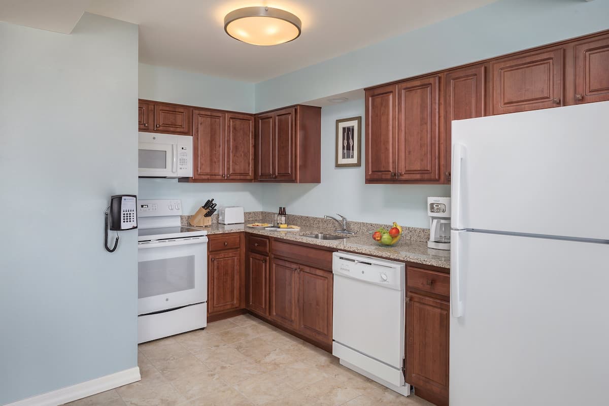 standard suite, 1 bedroom | private kitchen | fridge, microwave, oven, stovetop