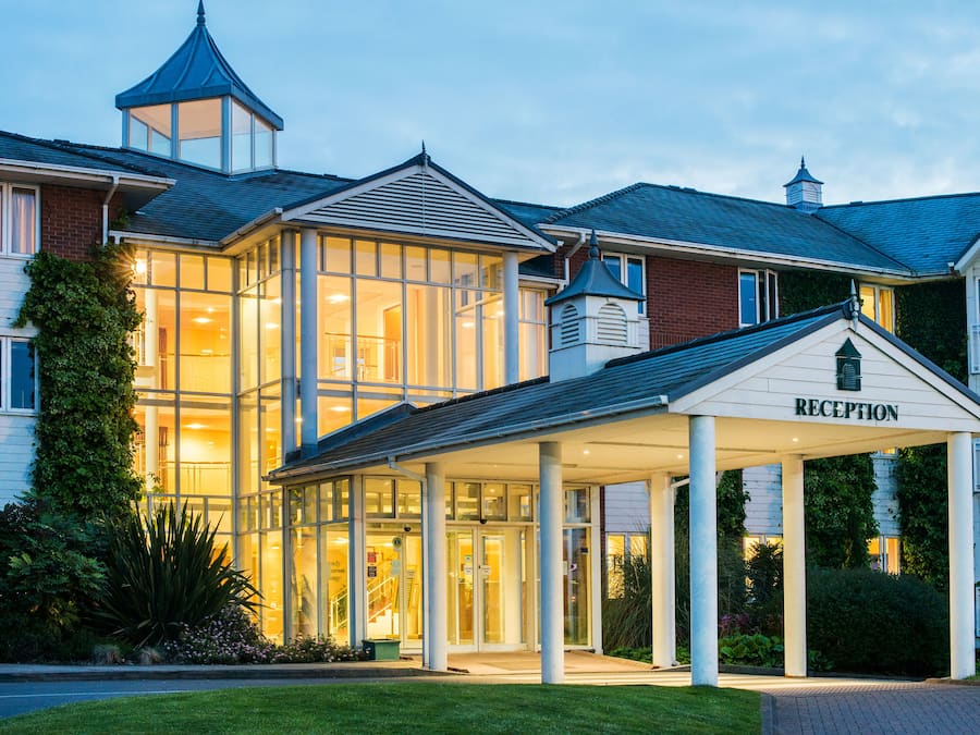 Front of property – evening/night