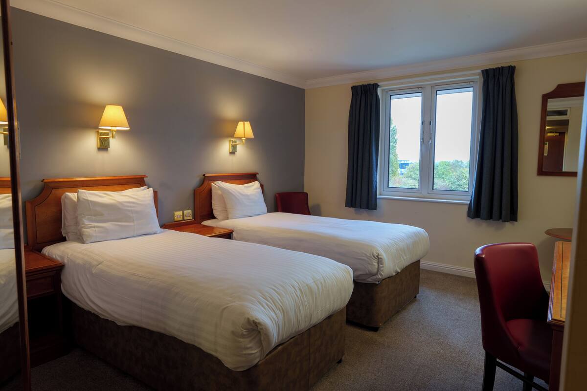 Superior Twin Room | Desk, blackout curtains, iron/ironing board, free cots/infant beds
