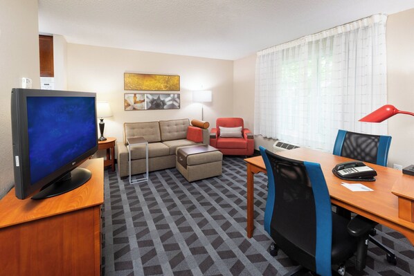 25-inch TV with cable channels