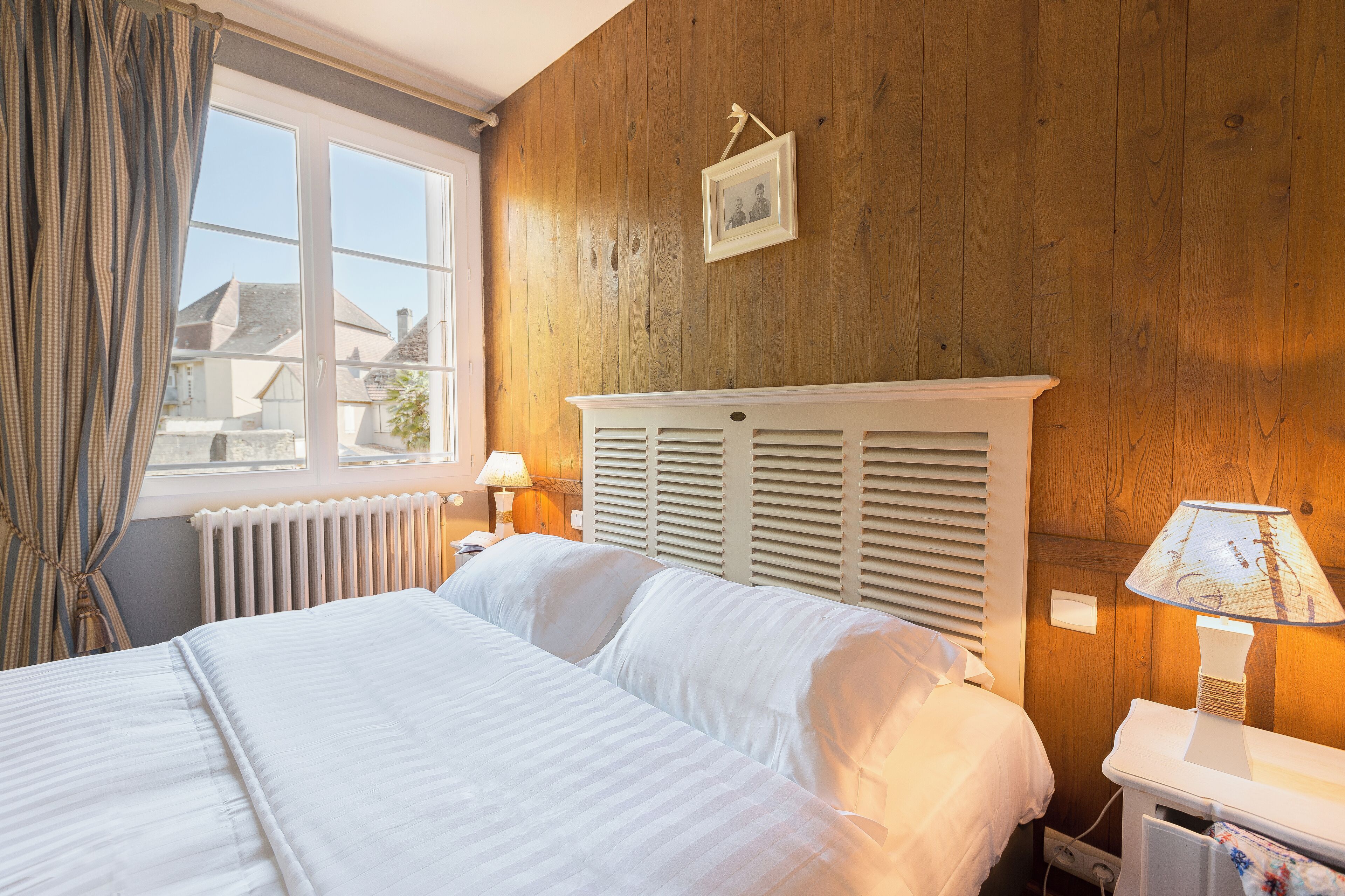 1 bedroom, desk, laptop workspace, iron/ironing board