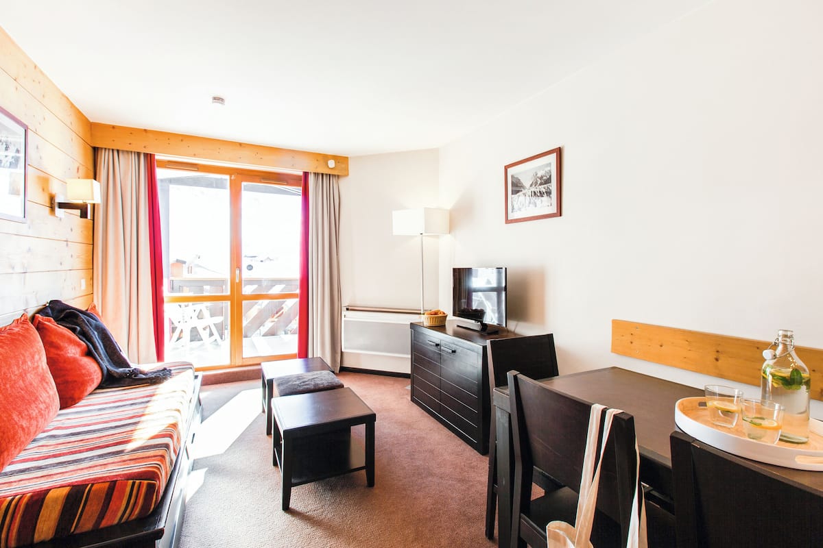 Appartement 6 personnes - 1 chambre + 1 coin nuit | Área de estar | TV