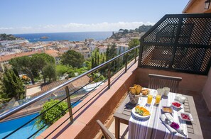 Blick von der Unterkunft