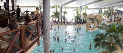 Indoor pool, outdoor pool