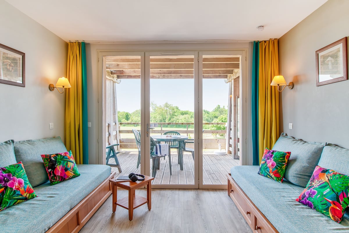 Apartment 5 people - 1 bedroom - Terrace or balcony | Living room