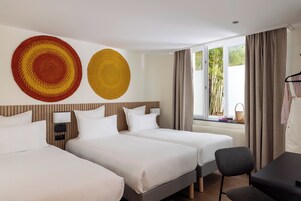 Triple Room | Premium bedding, desk, laptop workspace, soundproofing