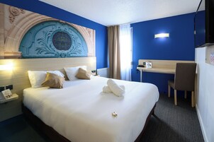 Individually decorated, desk, laptop workspace, free WiFi