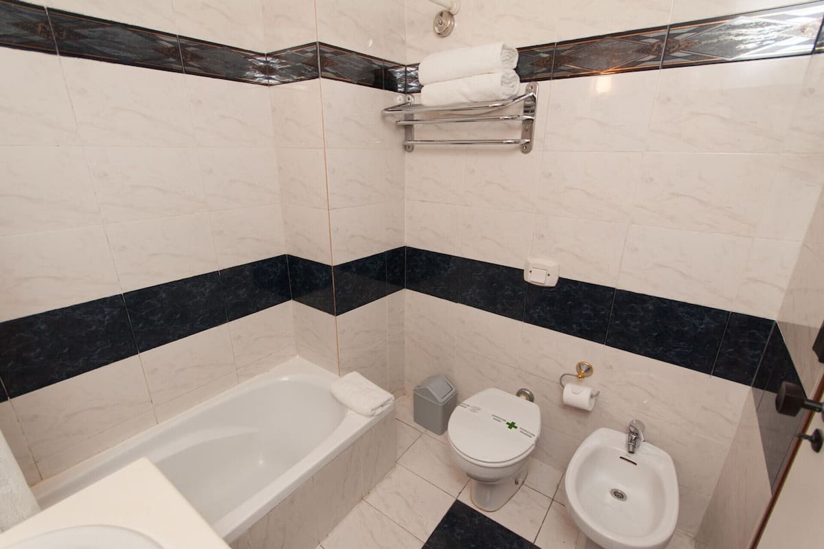 Baño | Secadora de cabello, bidet, toallas