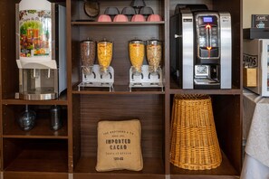 Daily buffet breakfast (EUR 13 per person)