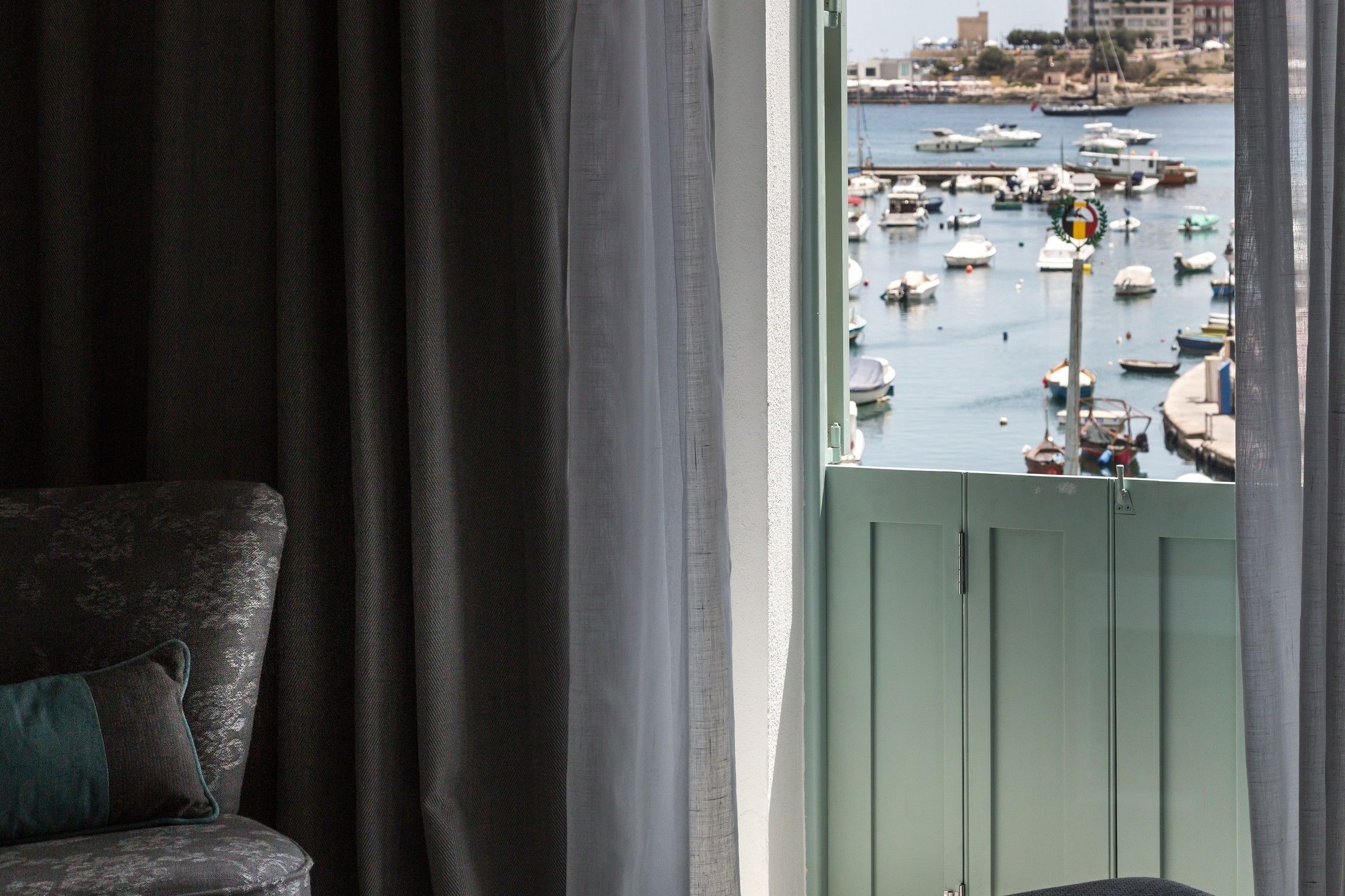 designer suite, sea view | view from room