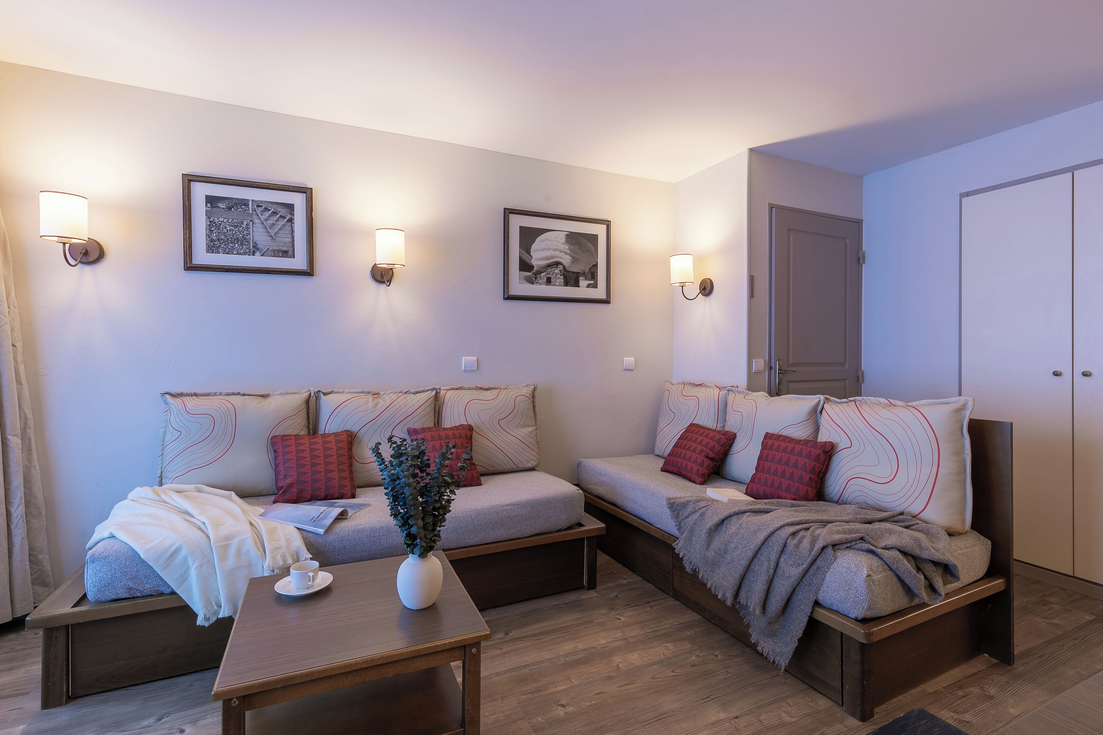 Appartement 6 personnes - 1 chambre + 1 coin nuit | Living area | TV