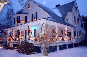 Front of property – evening/night