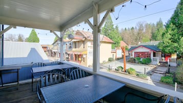 Blick vom Balkon