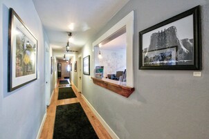 Family Single Room, 2 Queen Beds | Iron/ironing board, free WiFi, bed sheets