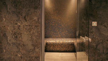 Couples treatment rooms, sauna, steam room, Turkish bath