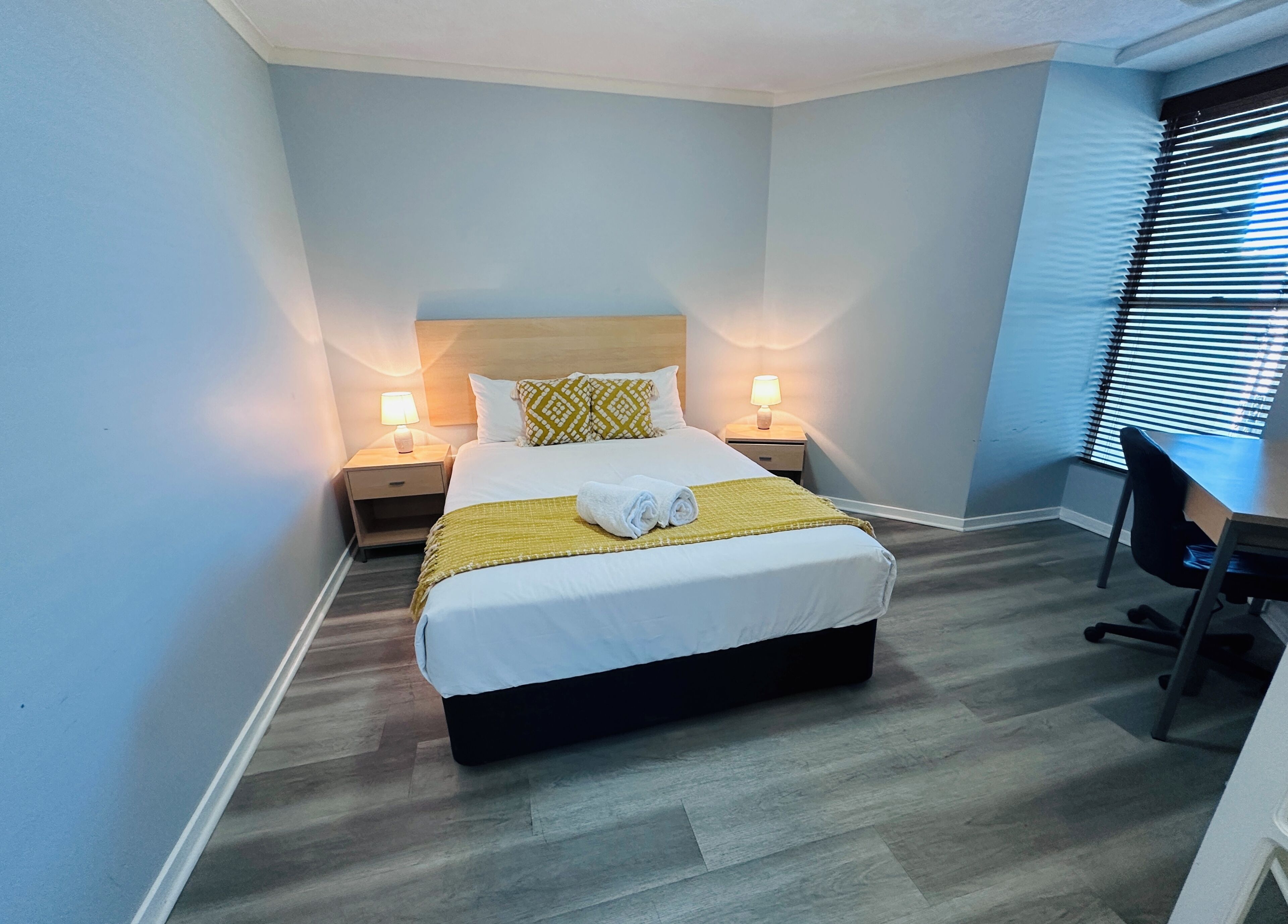 One Bedroom #2081 | Premium bedding, blackout drapes, iron/ironing board, cribs/infant beds