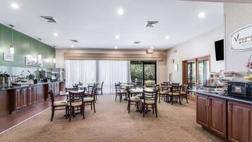 Free daily full breakfast