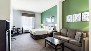 Suite, 1 kingsize-seng med sovesofa, tilgjengelighetstilpasset, ikke-røyk | Skrivebord, strykejern/-brett og barnesenger (inkludert)