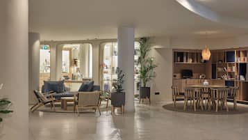 Sala de estar en el lobby