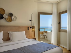 Superior Room Sea View | Zimmersafe, Verdunkelungsvorhänge, kostenloses WLAN, Bettwäsche