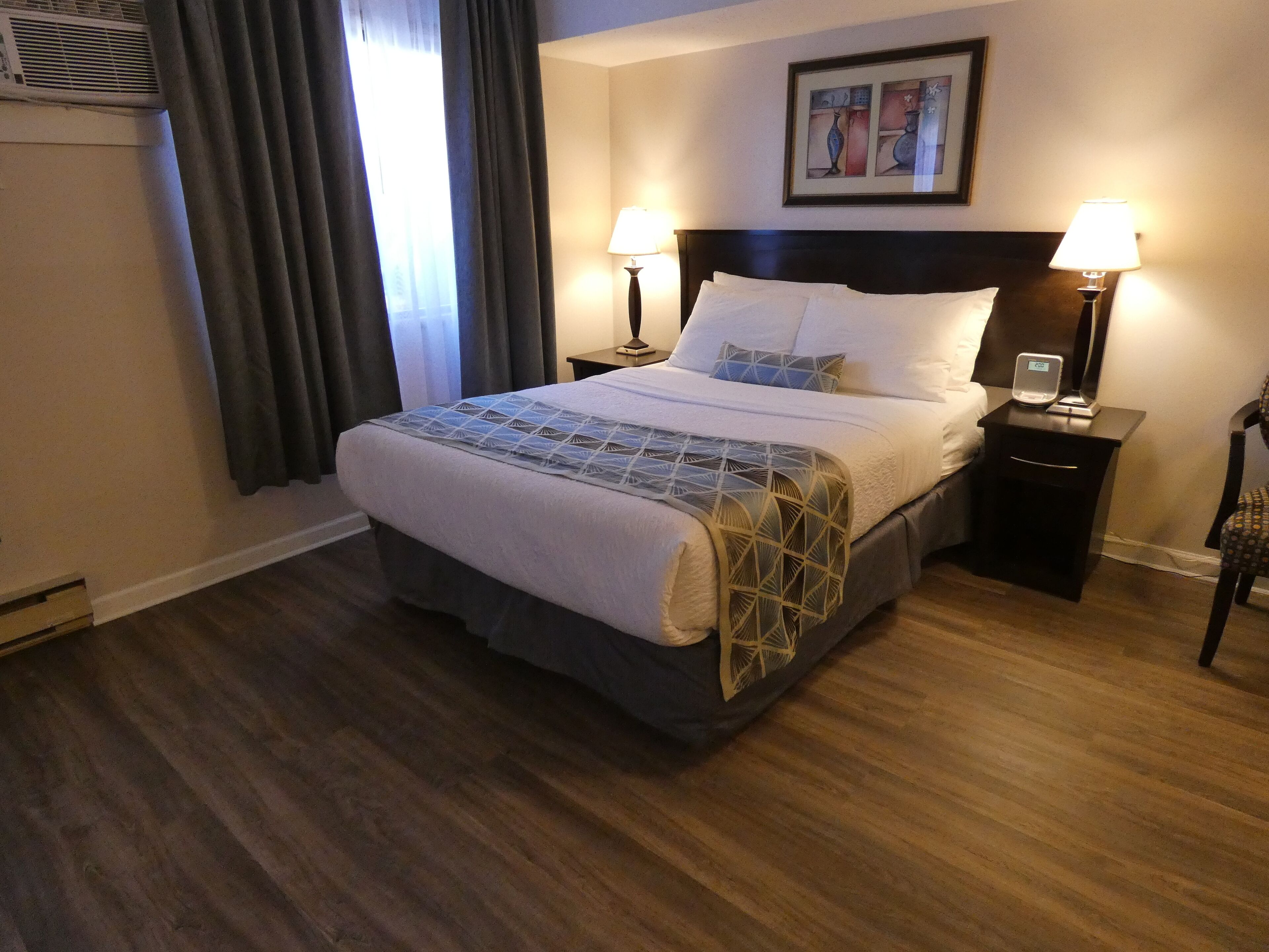 standard, 1 queen with kitchenette (pet friendly) | living area | flat-screen tv