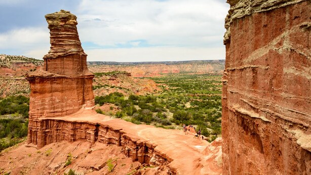 A natural rock formation with a clear view of the surrounding landscape. - Hawthorn Extended Stay by Wyndham Amarillo (Amarillo)