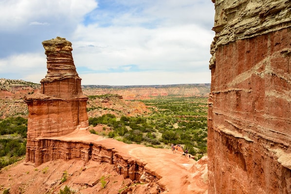 A natural rock formation with a clear view of the surrounding landscape. - Hawthorn Extended Stay by Wyndham Amarillo (Amarillo)