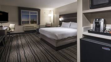 In-room safe, desk, laptop workspace, iron/ironing board
