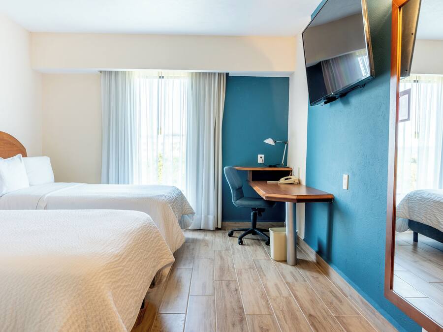 Superior Room, 2 Double Beds | Premium bedding, desk, iron/ironing board, free WiFi