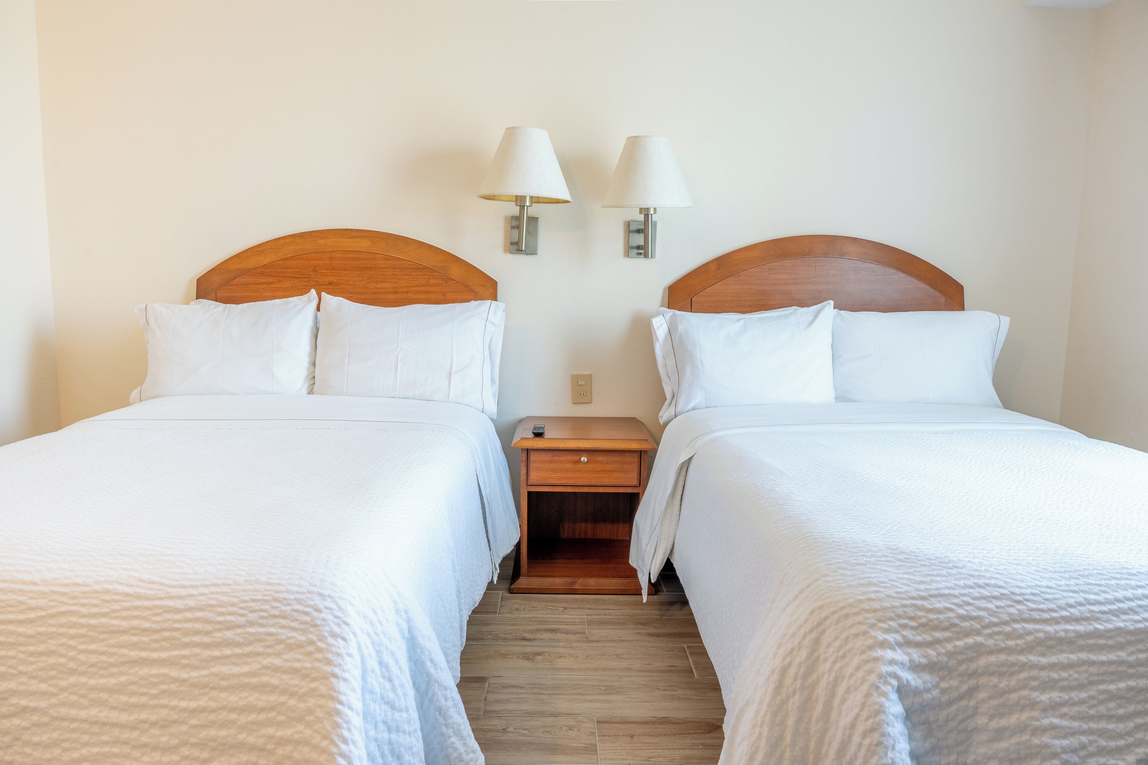 superior room, 2 double beds | premium bedding, desk, iron/ironing board, free wifi