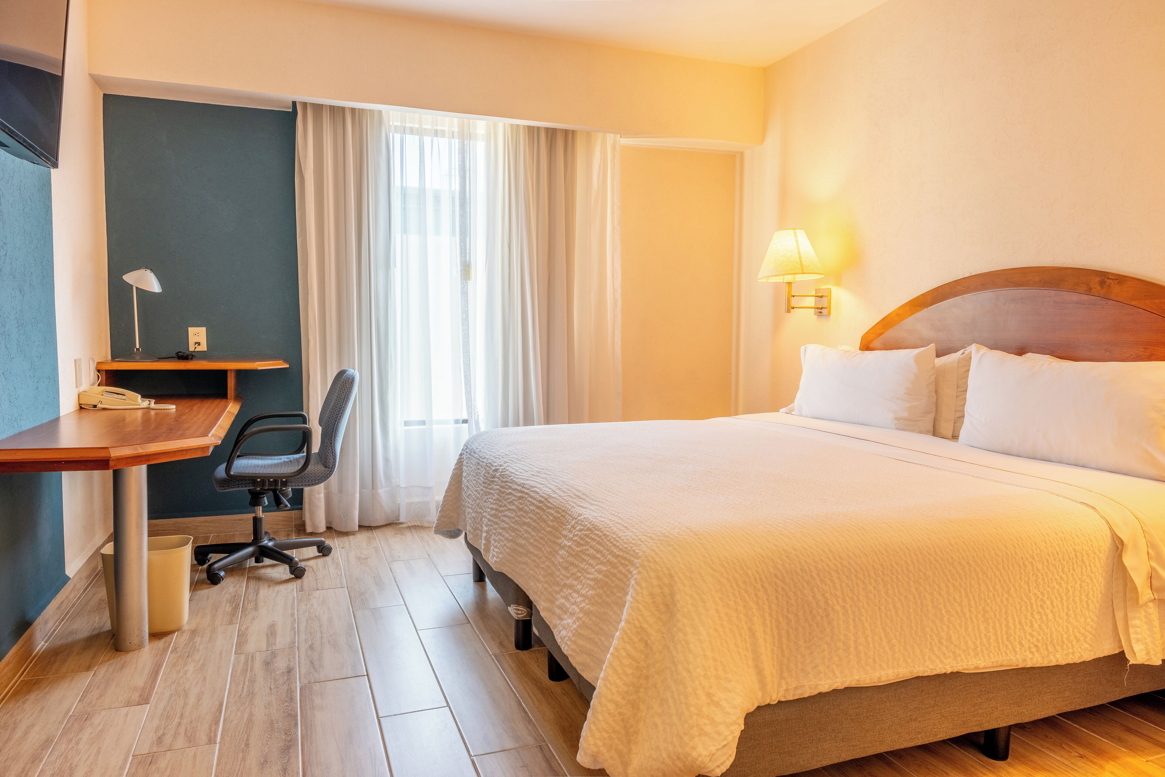 superior room, 1 king bed | premium bedding, desk, iron/ironing board, free wifi