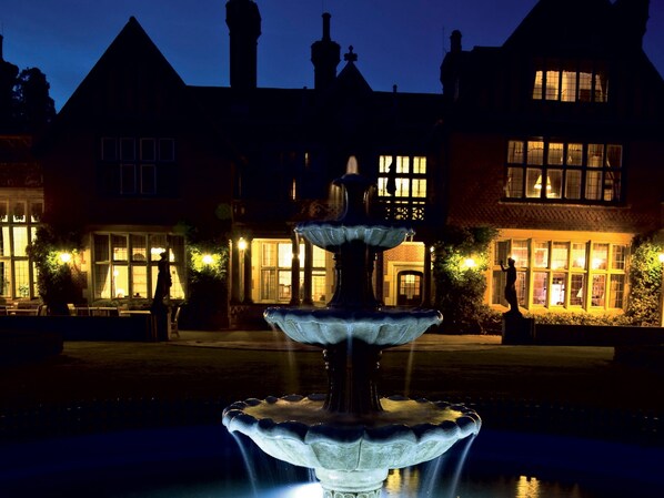 Front of property – evening/night