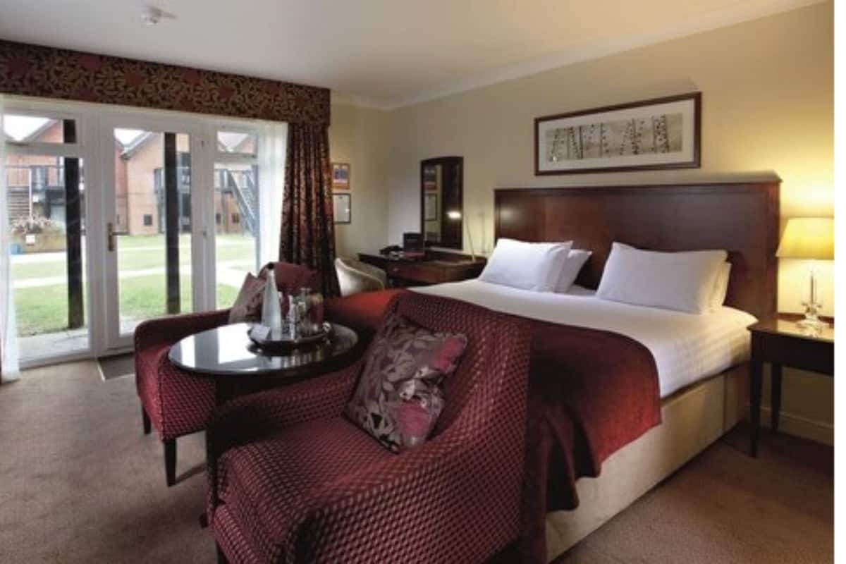 Desk, blackout curtains, iron/ironing board, free WiFi