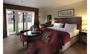 Desk, blackout curtains, iron/ironing board, travel cot