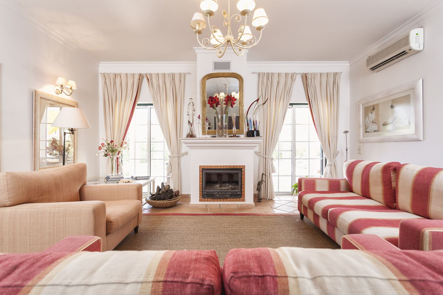 villa, 4 bedrooms, private pool | living room | lcd tv