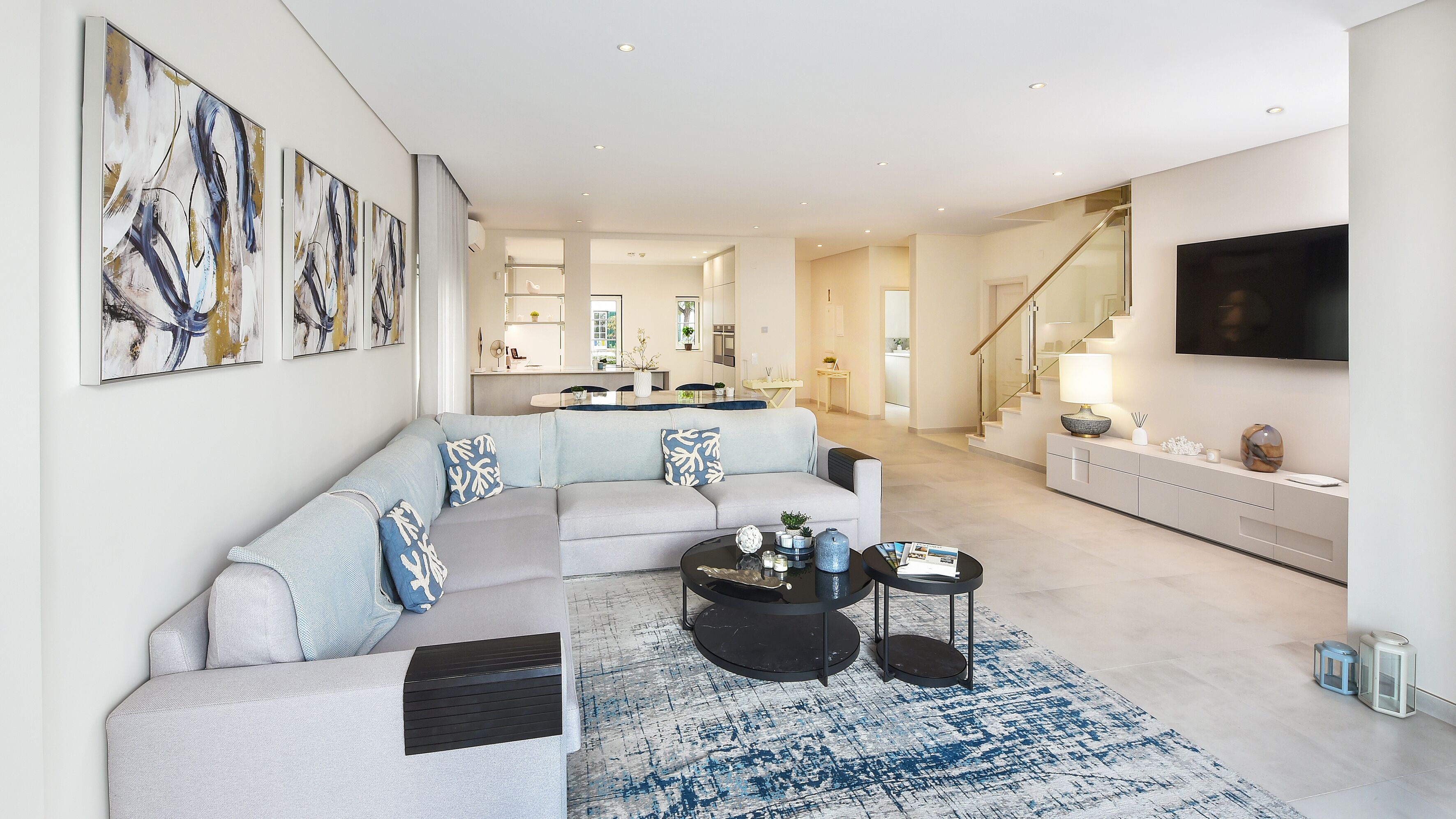 Superior Townhome, 3 Bedrooms, Private Pool | Living area | LCD TV