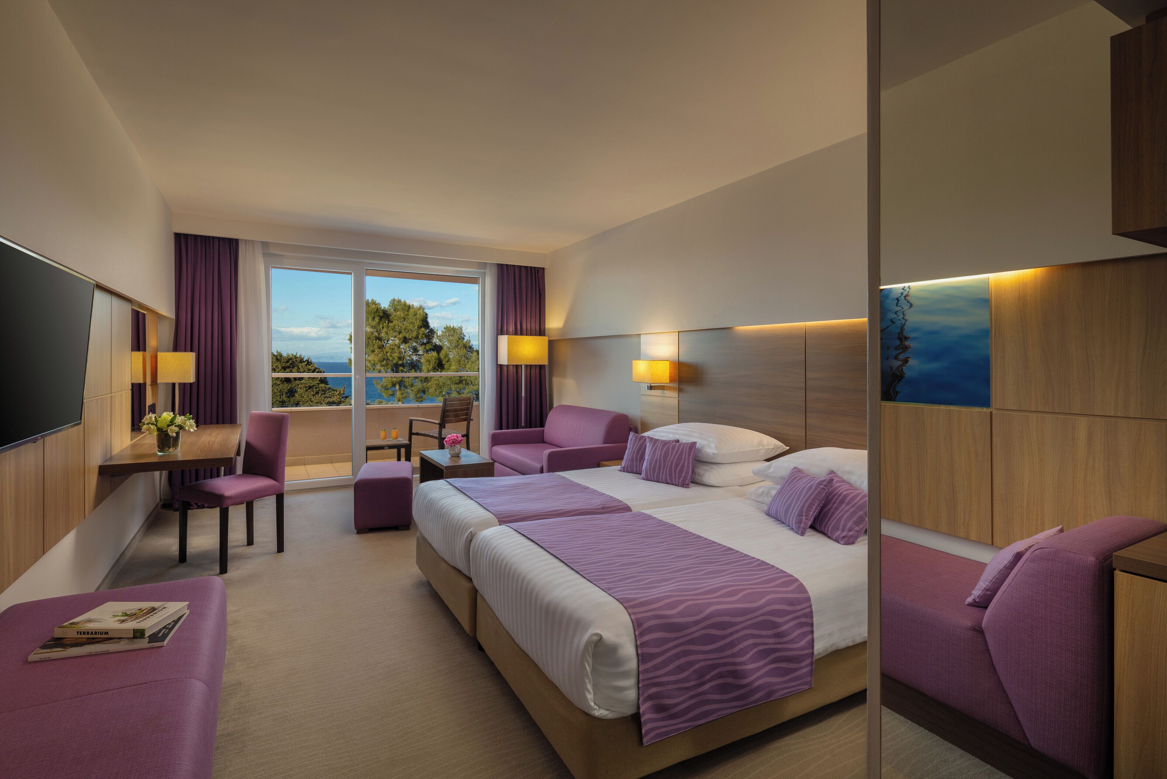 Superior Twin Room with Extra Bed, Sea Side, Balcony | View from room
