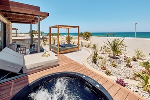 Retreat Room Direct Sea View Heated Hydro Tub - Gazebo | Terrace/patio - Paralos Kosta Alímia (Hersonissos)