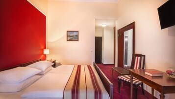 Desk, cots/infant beds, free WiFi