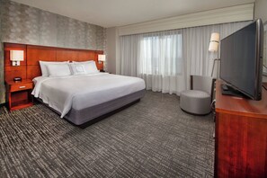 Suite, 1 très grand lit et 1 canapé-lit | Bureau, rideaux d’obscurcissement, fer et planche à repasser