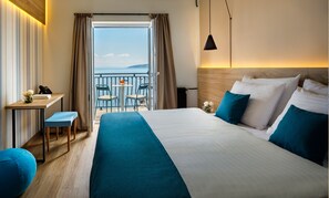 Superior Double Room, Sea View | 1 bedroom, desk, iron/ironing board, free cribs/infant beds - Hotel Mediteran - Liburnia (Moscenicka Draga)