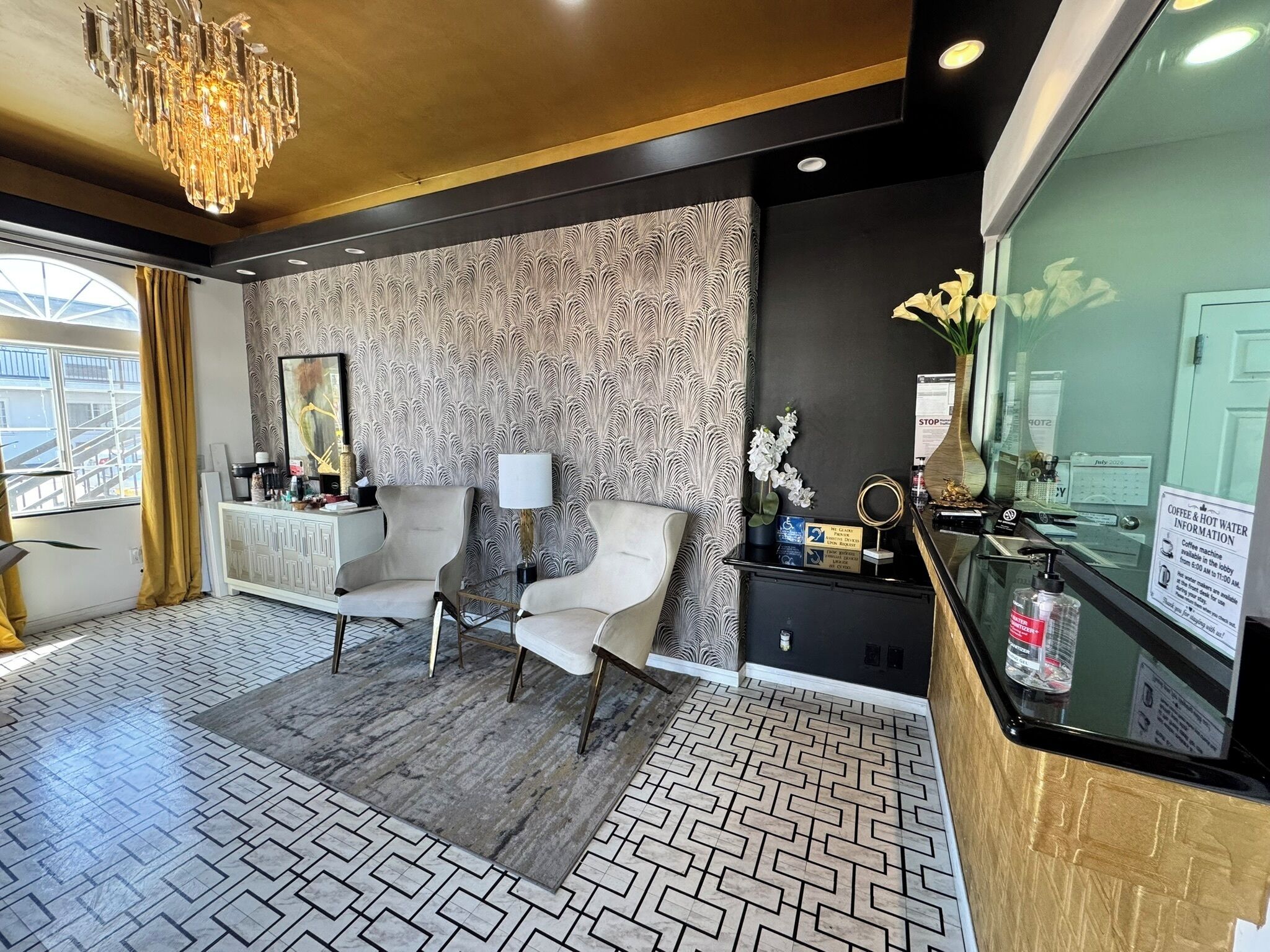 Zitruimte lobby