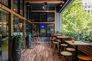 Morgunverðarhlaðborð daglega gegn gjaldi