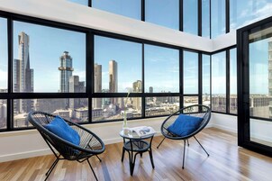 1 bedroom, desk, soundproofing, iron/ironing board