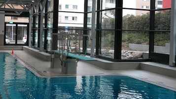 Indoor pool, outdoor pool
