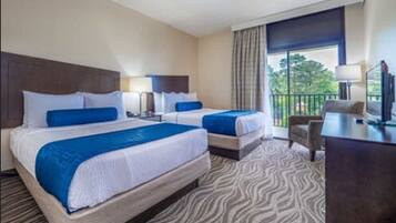 Suite, 2 Double Beds, Lake View (Park view Suite) | In-room safe, blackout drapes, iron/ironing board, free WiFi