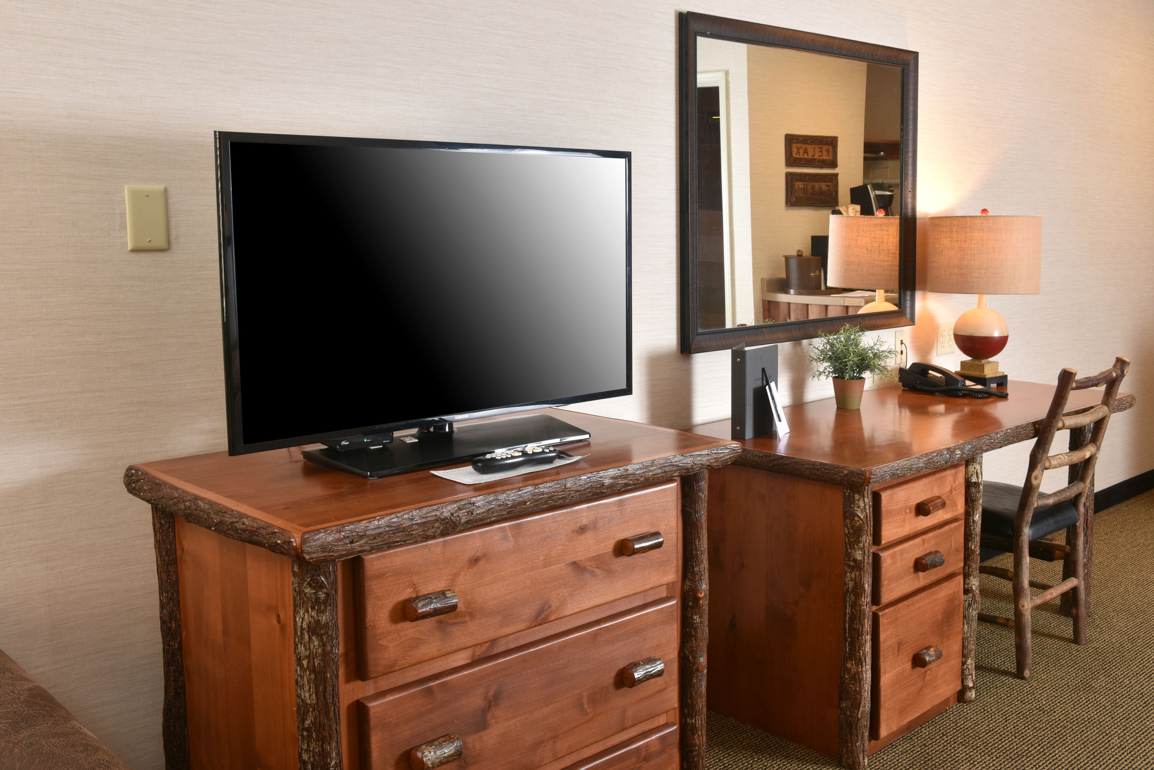 desk, blackout curtains, iron/ironing board, free wifi