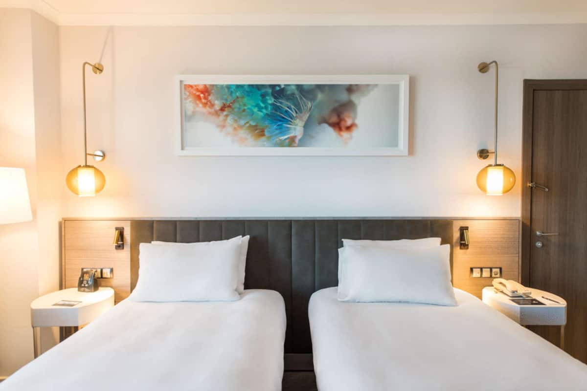1 habitación, ropa de cama hipoalergénica y cubrecamas