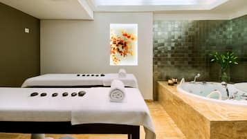 Behandlungsräume für Paare, Dampfbad, Körperbehandlungen