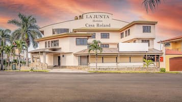 Voorkant van accommodatie